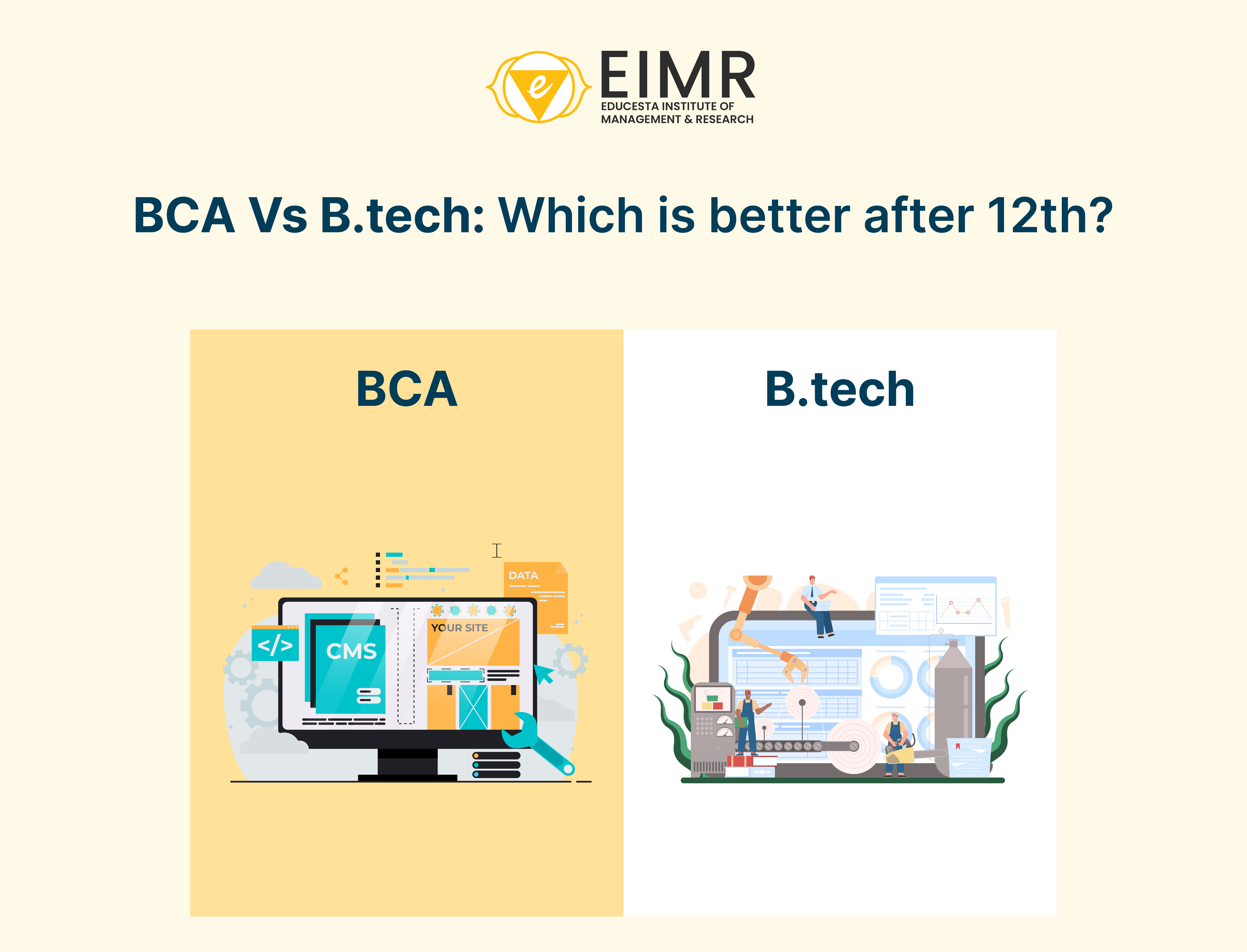 BCA Vs B.Tech