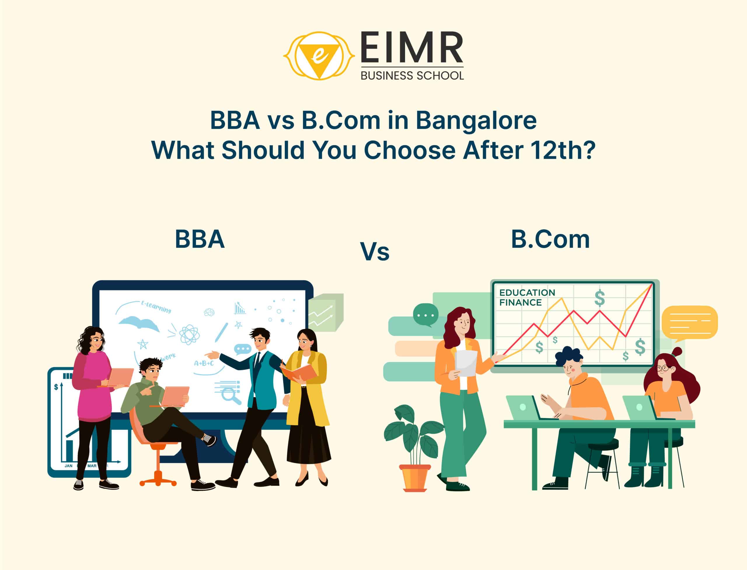 BBA vs BCom in Bangalore