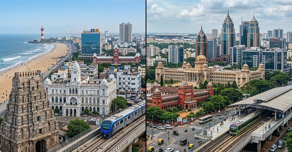 Chennai vs Bangalore for BBA